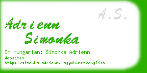 adrienn simonka business card